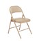 National Public Seating Commercialine Folding Chair, Vnyl, Tan, PK4 951 - alternate 1